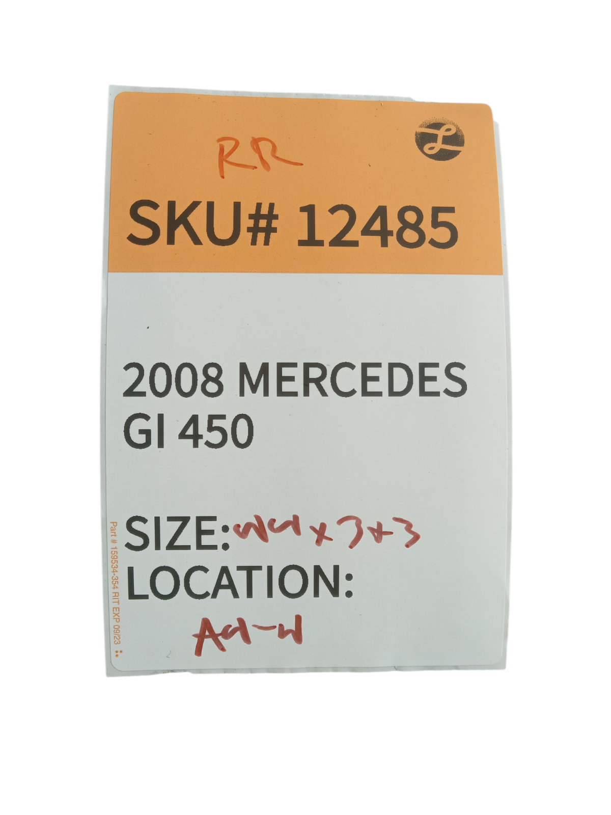2008-2012 Mercedes-Benz GL450 Right Rear Sealing Strip Door Glass OEM 12485