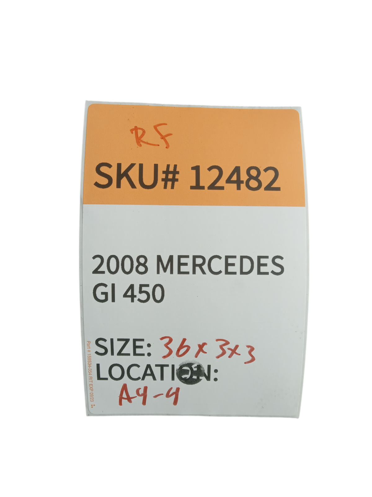 2008-2014 Mercedes-Benz GL450 Front Right Sealing Strip Door Glass OEM 12482