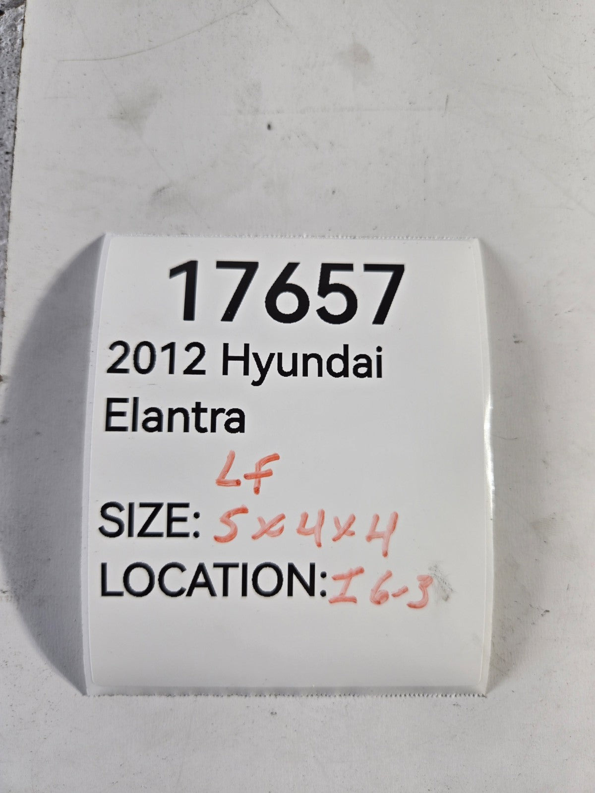 2012 2016 Hyundai Elantra Left Driver Side Front Wheel ABS Speed Sensor OEM