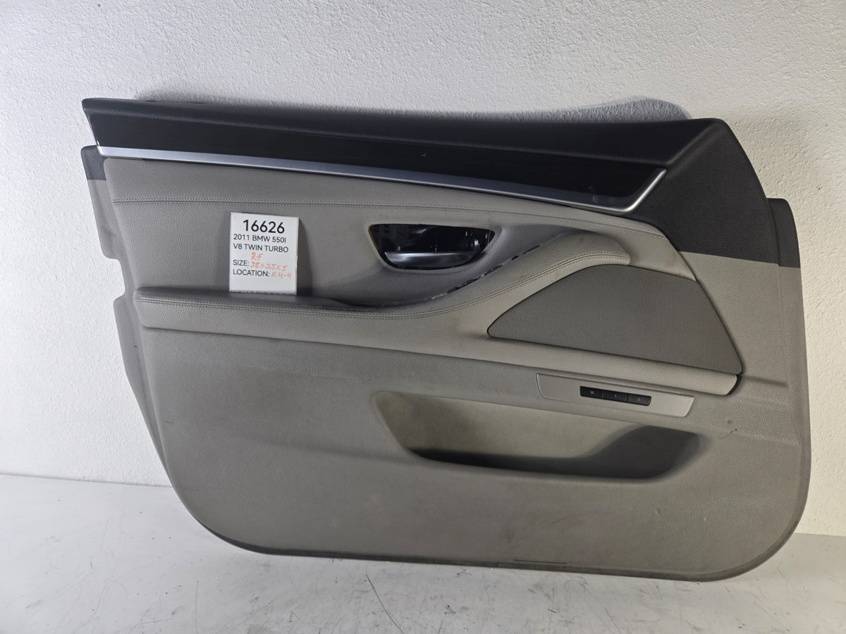 2010 2013 BMW 5 Series 528i 550i Left Driver Front Door Inner Trim Panel OEM