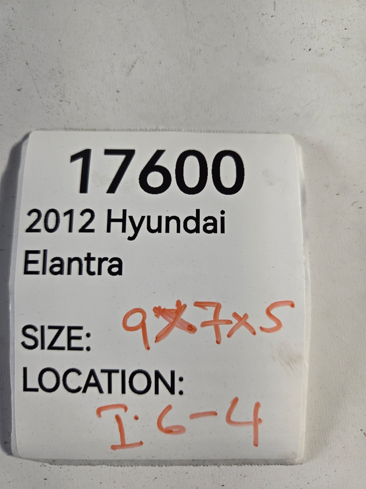 2011 2015 Hyundai Elantra Right Passenger Side Rear Wheel Brake Caliper OEM