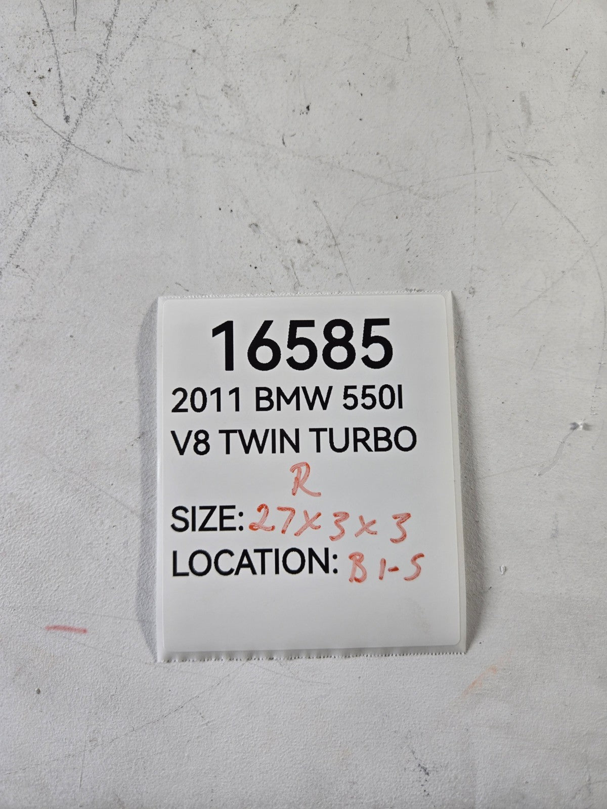 2010 2016 BMW 528i 535d 550i Right Passenger Side Front Windshield Wiper Arm OEM