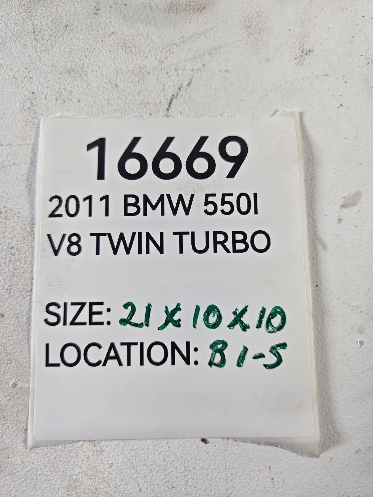 2010 2016 BMW 535i 550i M5 Foot Brake Stop Pedal With Bracket OEM 35006799891