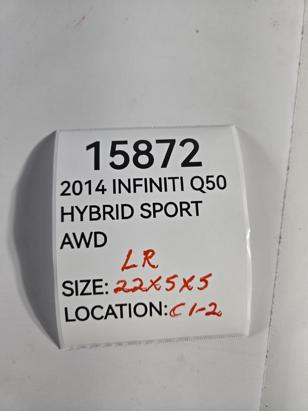 2014 2020 Infiniti Q50 Left Driver Side Rear Door Sill Scuff Molding Trim OEM