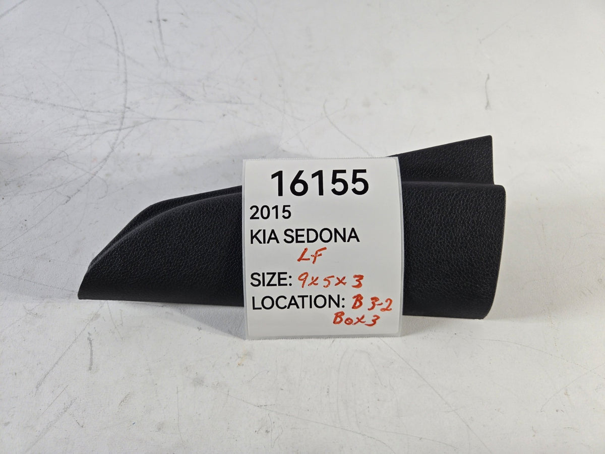 2015 2021 Kia Sedona Left Driver Side Front Door Mirror Corner Inner Trim Cover
