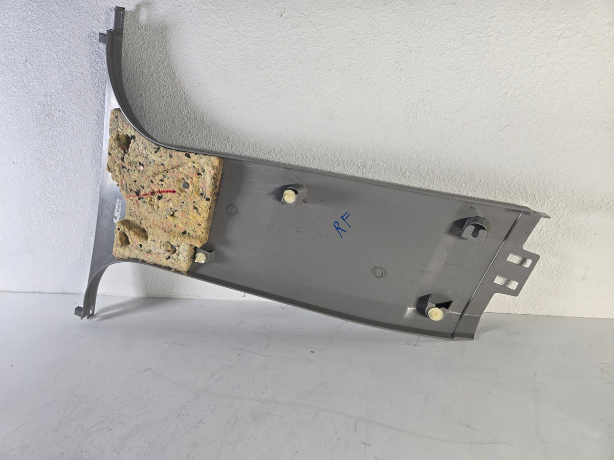 2010 2013 BMW 528i 550i Right Passenger Side B Pillar Lower Inner Trim OEM Gray