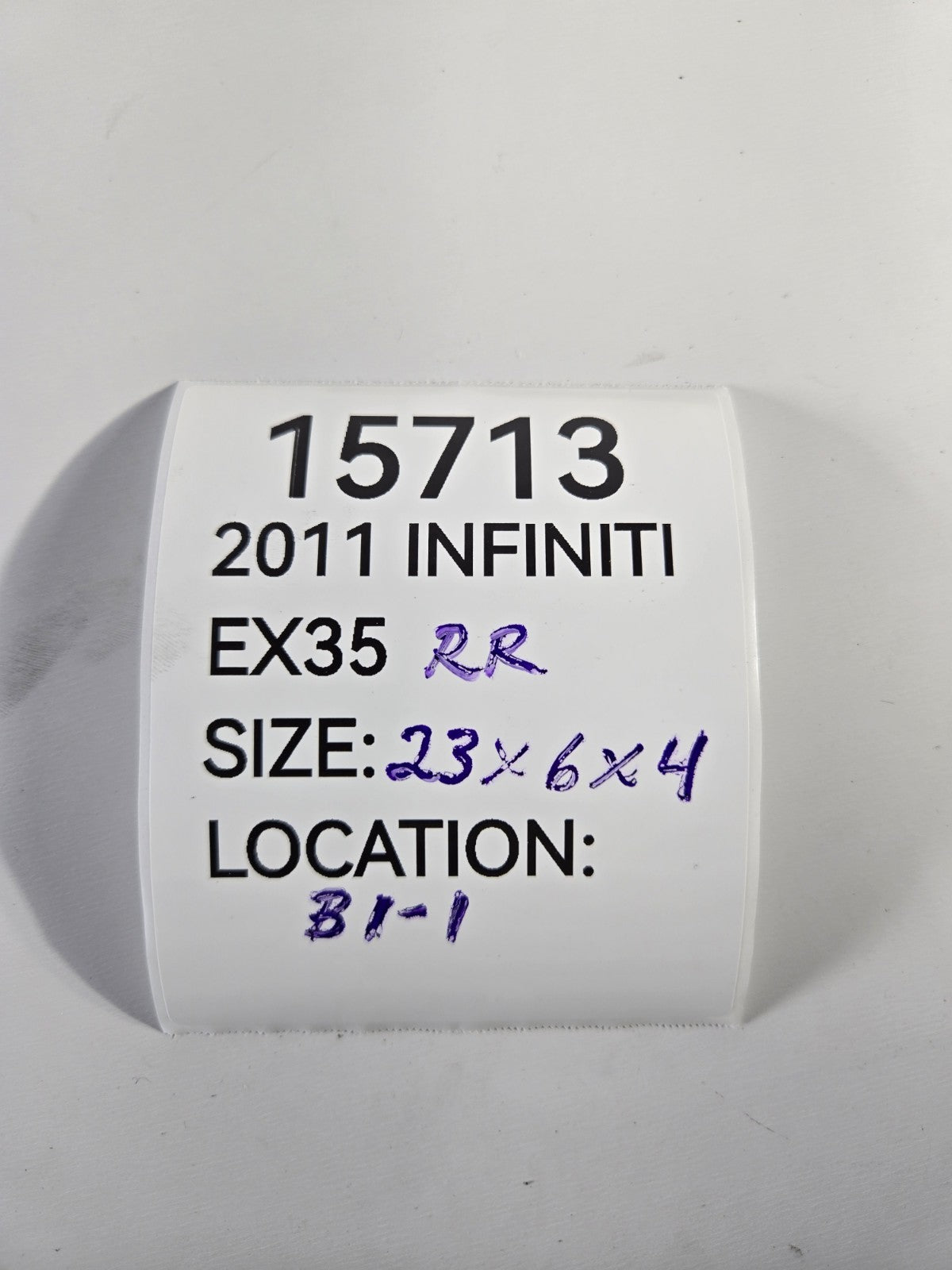 2008 2014 Infiniti EX35 EX37 QX50 Right Passenger Rear Suspension Shock Absorber