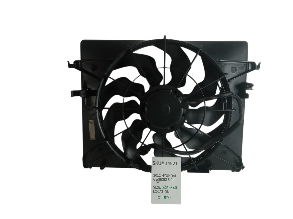 2012-2014 Hyundai Genesis Radiator Cooling Fan Motor 25380-2M250 OEM 14521