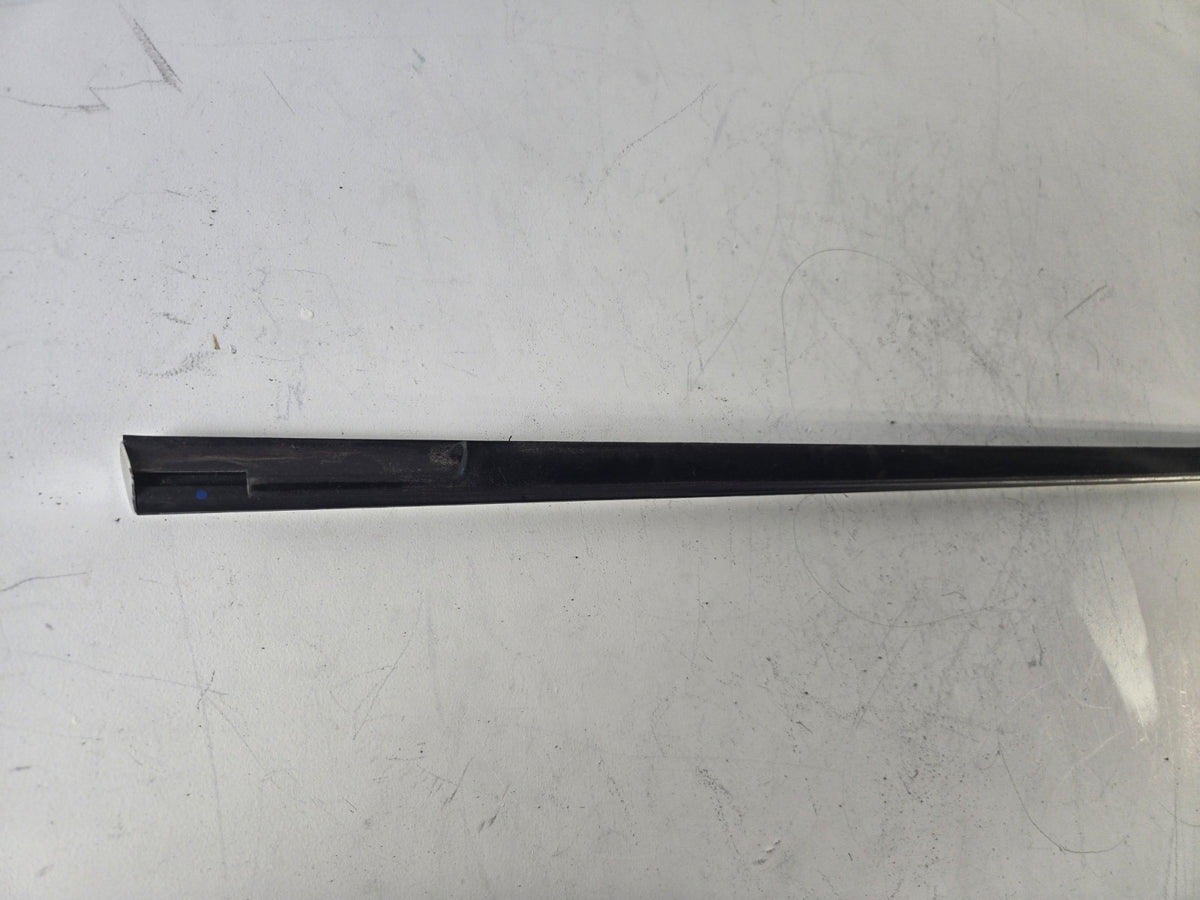 2010 2016 BMW 528i Left Driver Front Door Outer Molding Trim OEM Aluminum