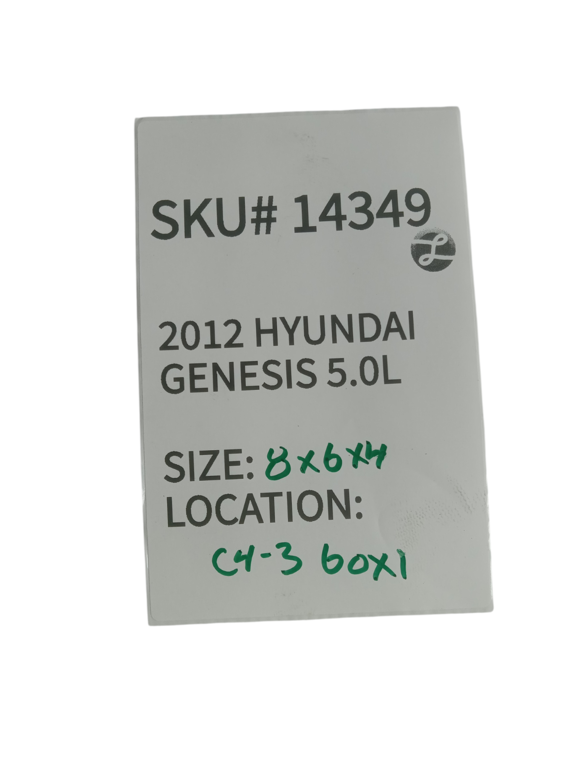 2012-2014 Hyundai Genesis Steering Angle Sensor 93480-3L002 OEM 14349