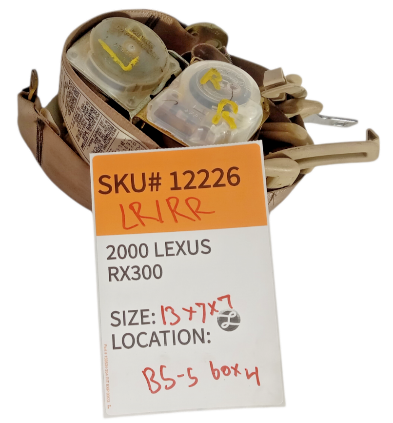 1999 2003 Lexus RX300 Left Driver Right Passenger Rear Seat Belt Retractor OEM