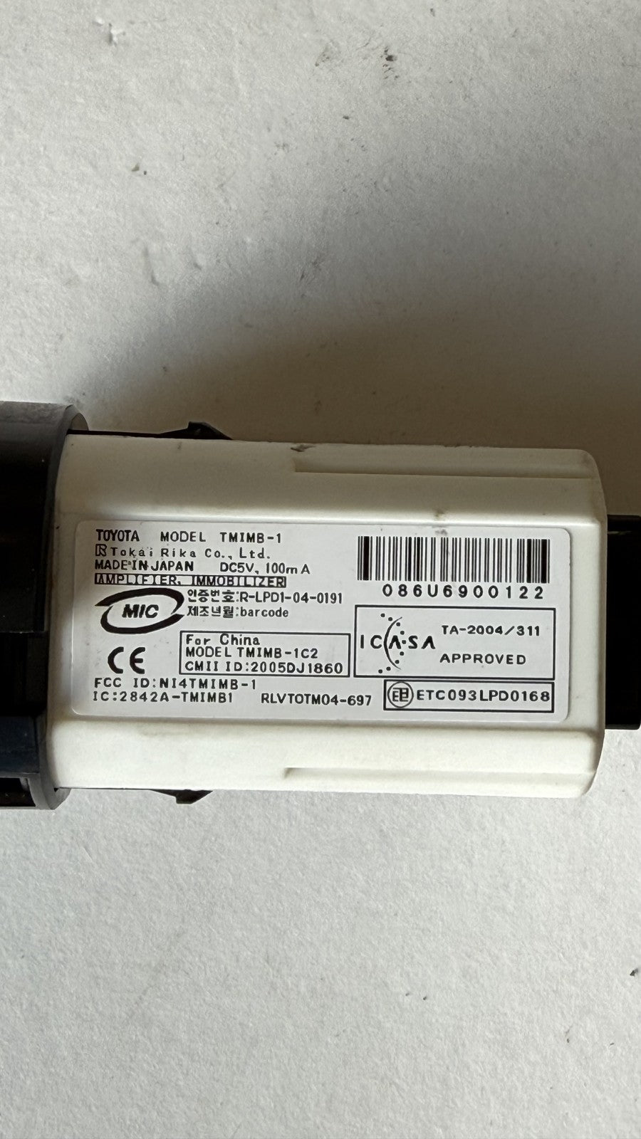 Lexus LS460 Switch Assy, Engine Start/Stop w/ Immobilize 89611-50010 Genuine OEM