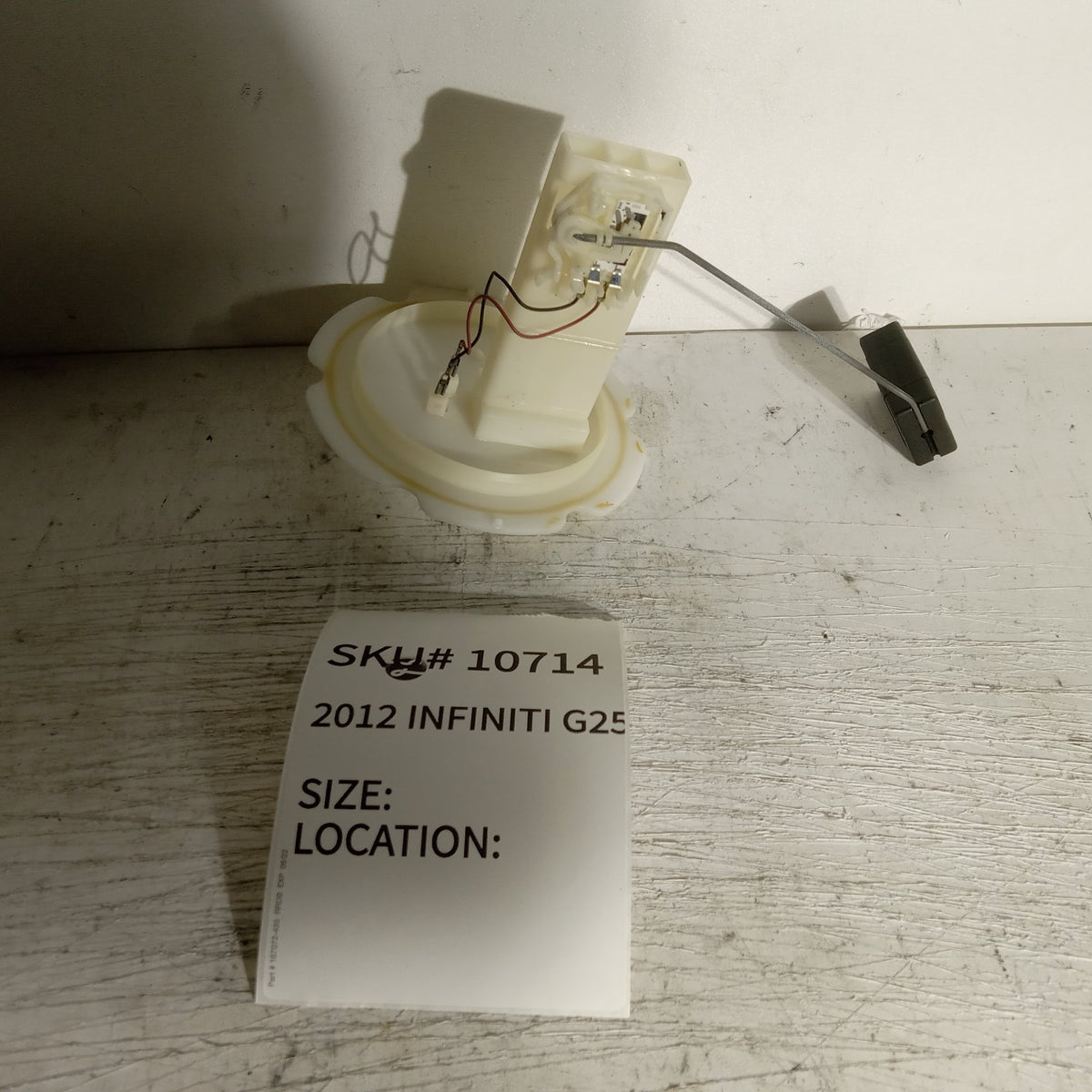 2011 2012 Infiniti G25 Fuel Level Sending Unit 25060EJ80A OEM 10714