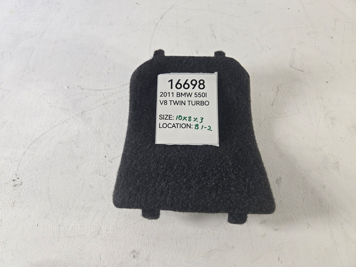 2010 2016 BMW 528i 550i Right Passenger Rear Trunk Power Distribution Lid Cover