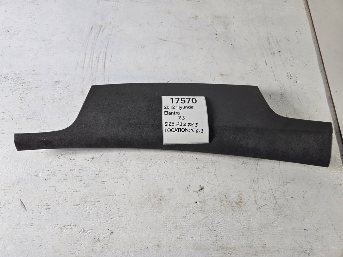 2011 2013 Hyundai Elantra Right Passenger Dash Side Trim Panel Crash Pad OEM