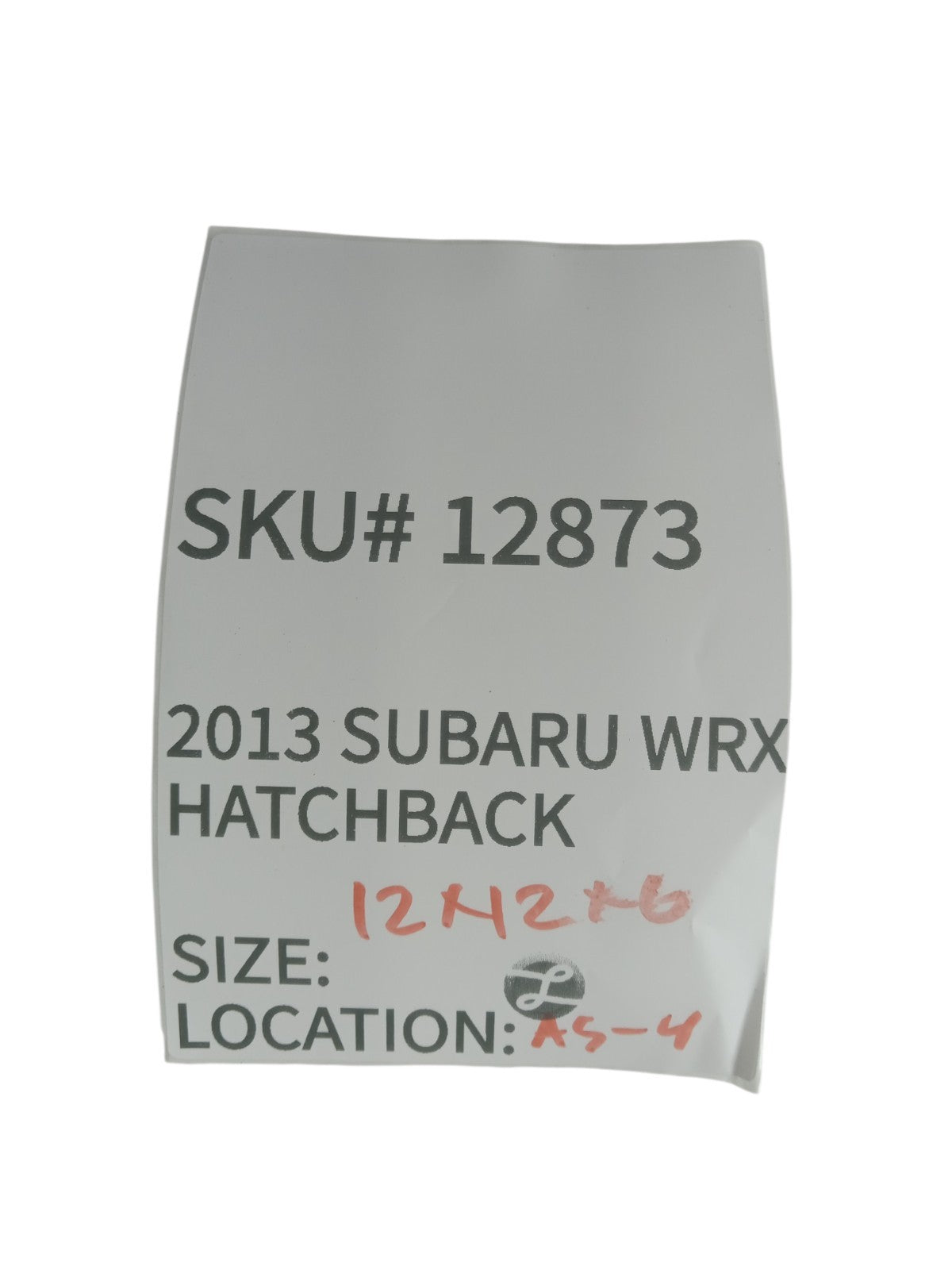 2011-2014 Subaru Impreza Left Headrest Cloth Black 64061FJ090WJ OEM 12873