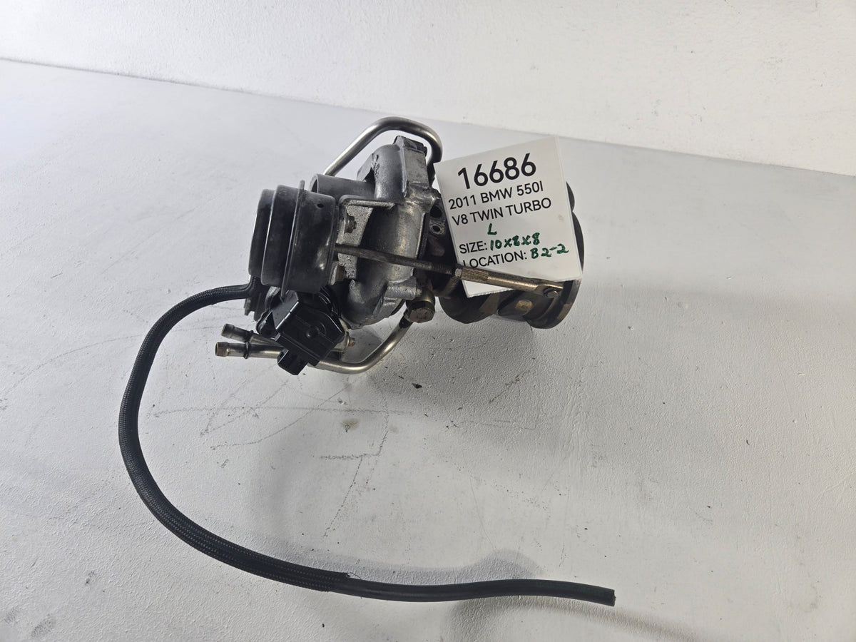 2010 2013 BMW 5 Series 550i N63 4.4L Turbocharger Turbo Charger Left Side OEM
