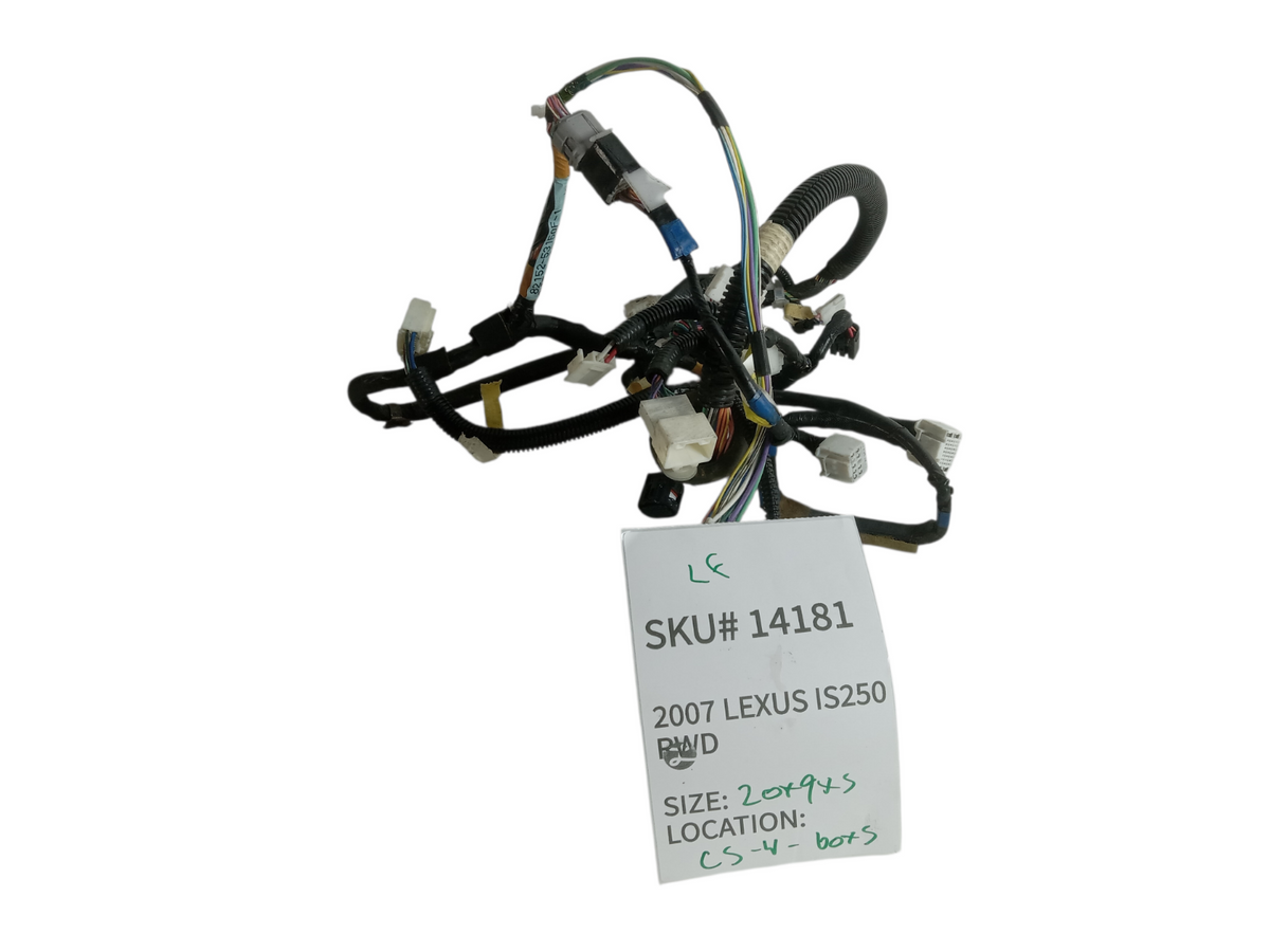 2007-2008 Lexus IS250 Left Front Door Wire Wiring Harness 82152-53150 OEM 14181
