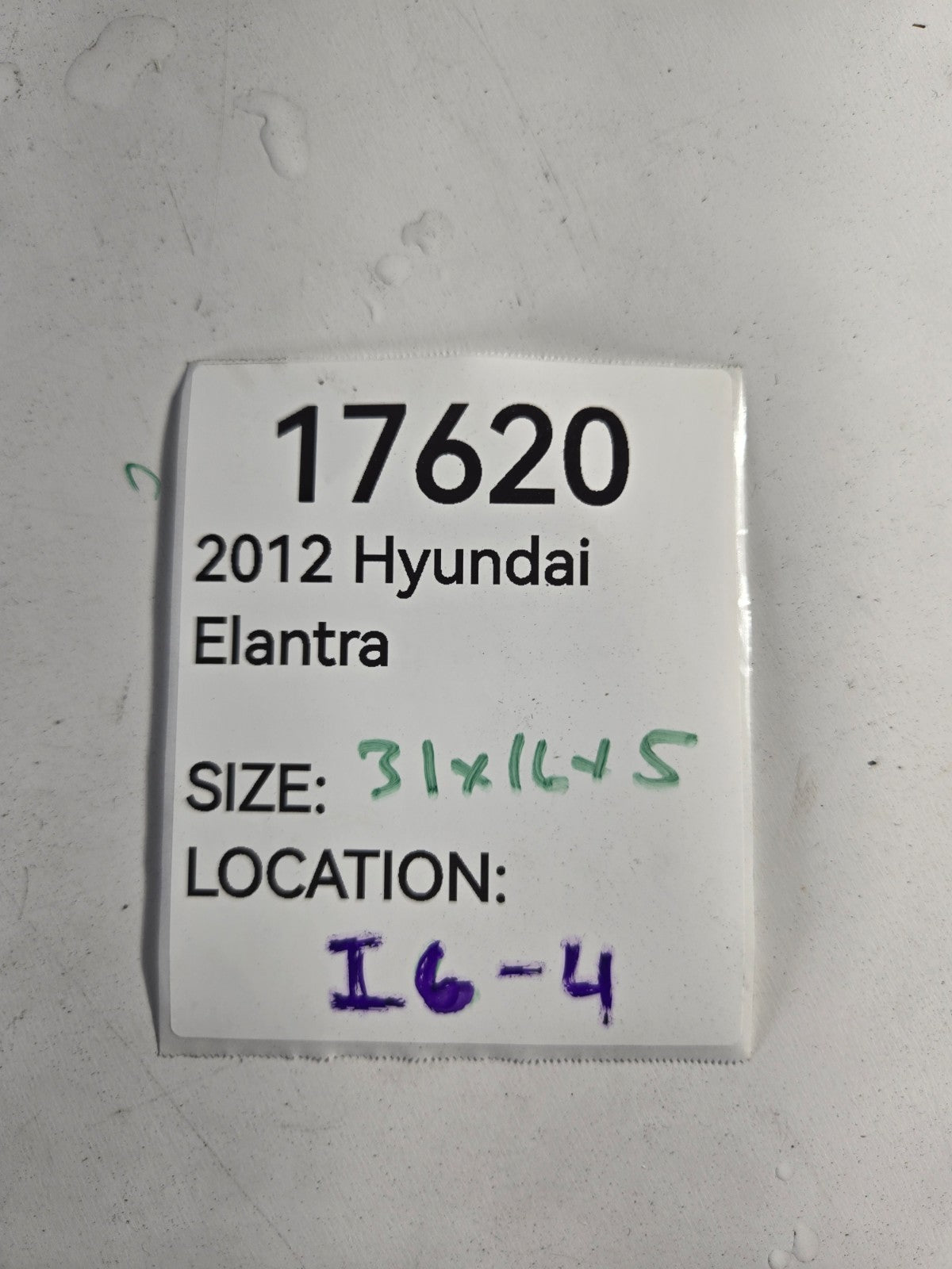 2011 2012 2013 Hyundai Elantra Radiator Core Assembly OEM 253103X101