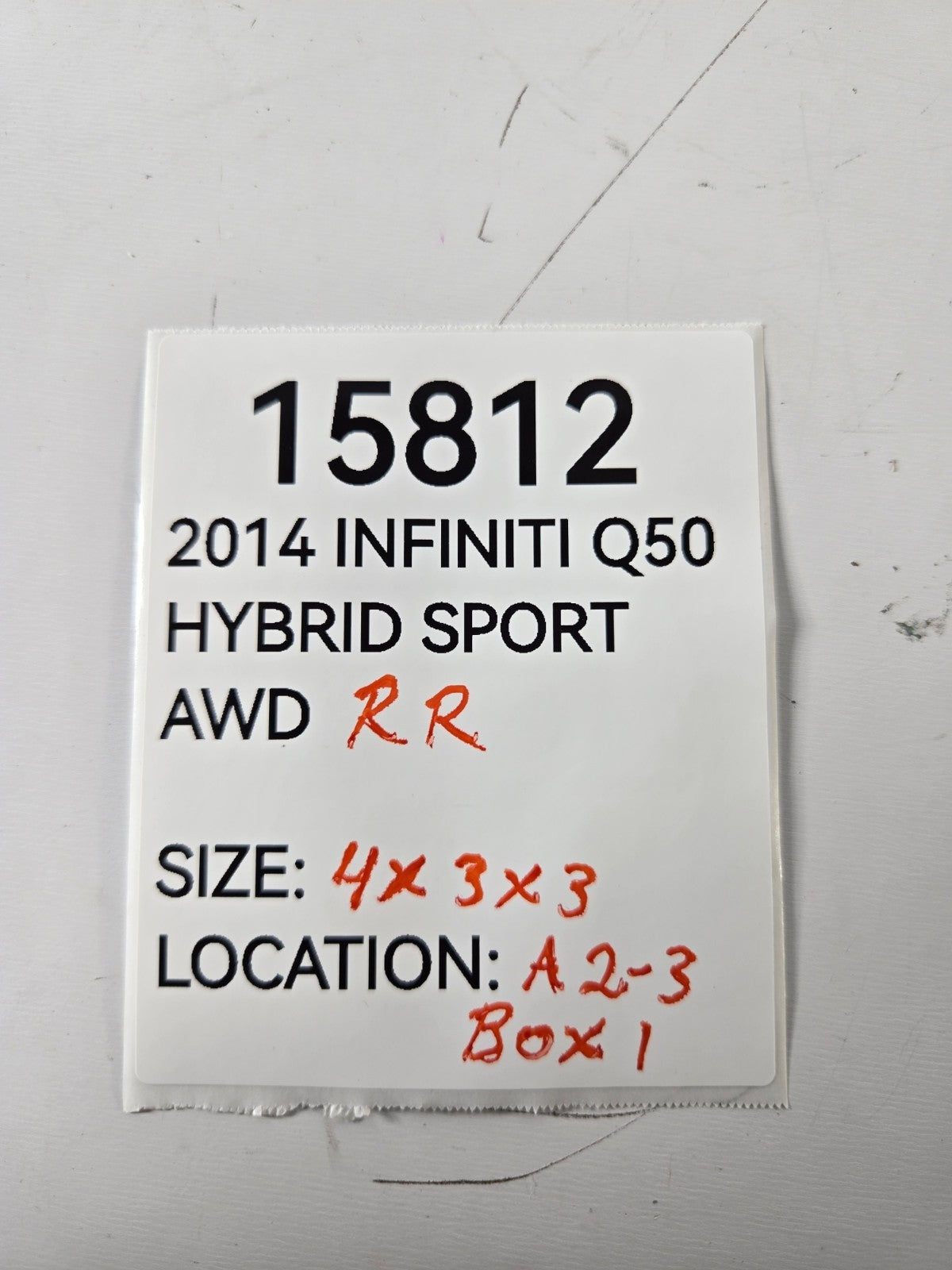 2014 2015 Infiniti Q50 Hybrid Keyless Entry Control Module Unit OEM 285954GA2A