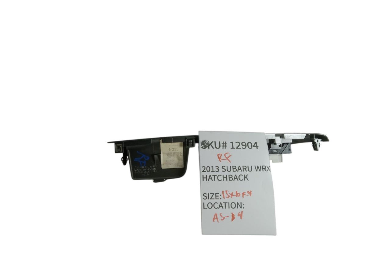 2011-2014 Subaru Impreza Right Front Window Control Switch Bezel RH OEM 12904