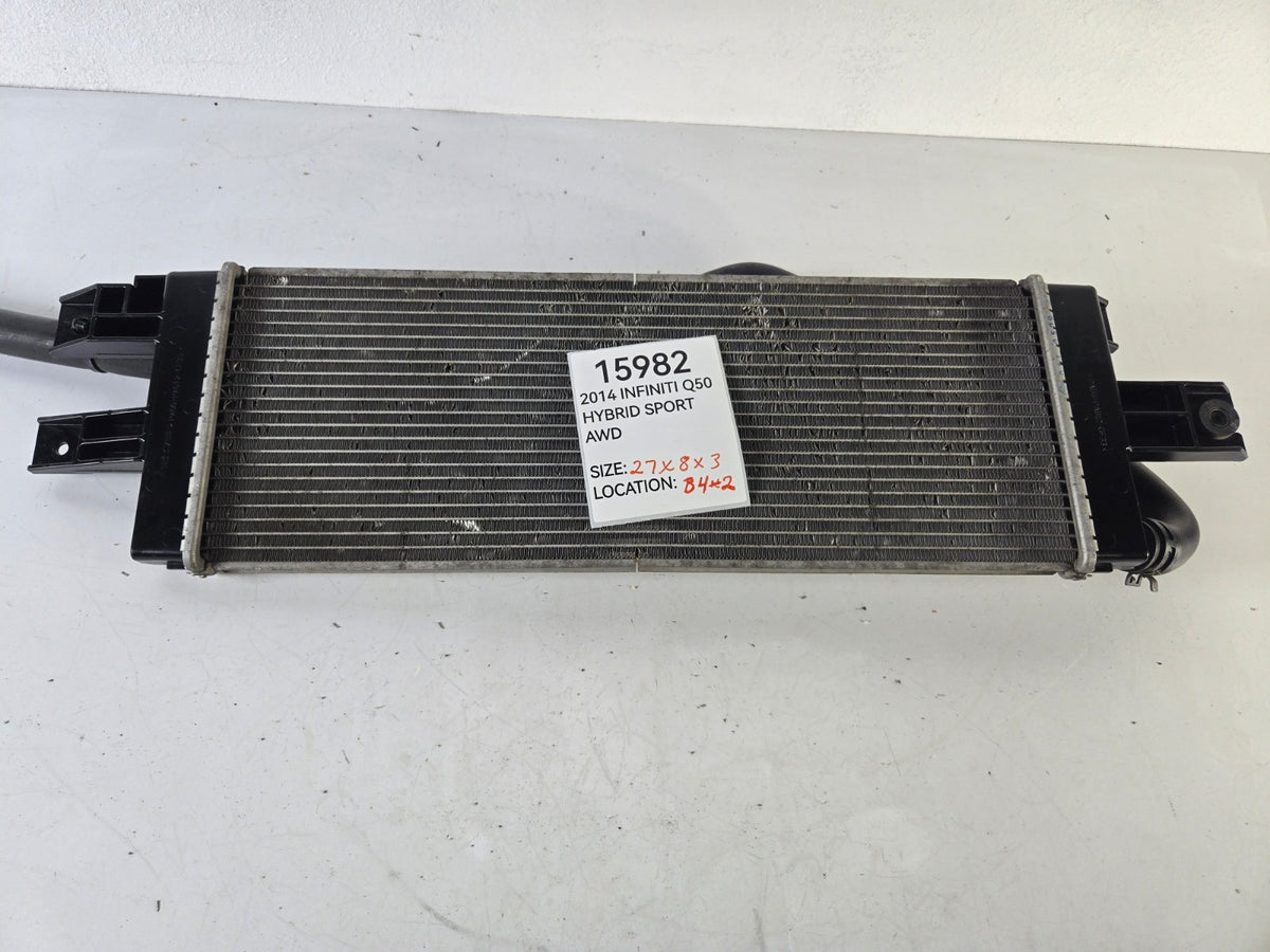 2014 2018 Infiniti Q Q50 Hybrid Radiator Heat Exchanger Cooler Inverter OEM