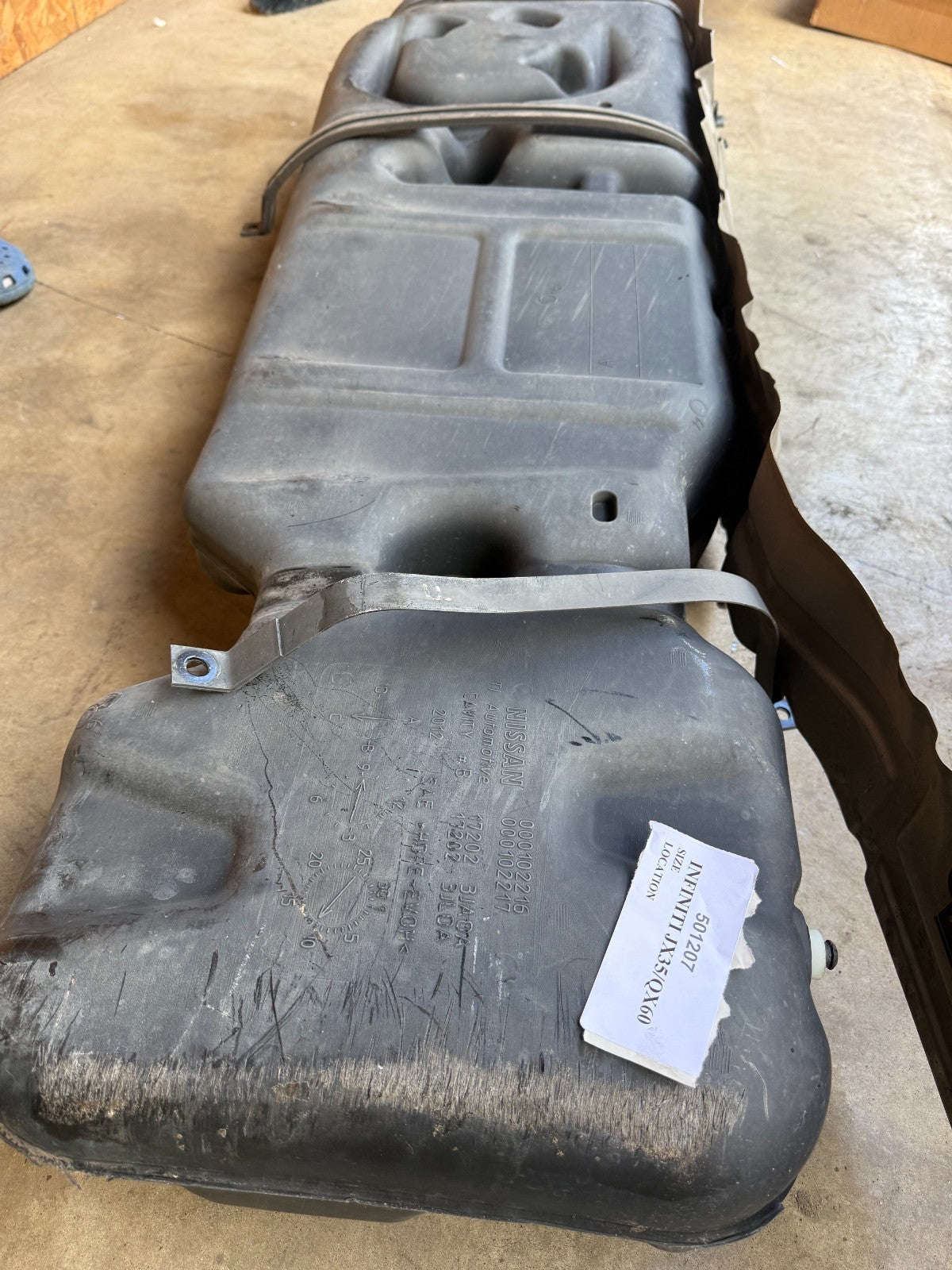 2015 Infiniti QX60 FWD fuel gas tank assembly OEM 172023KA1A nissan pathfinder
