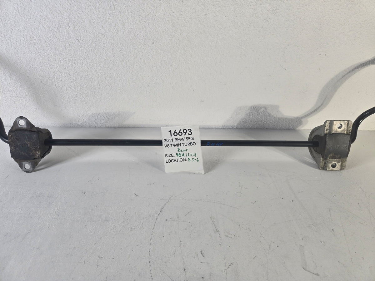 2010 2016 BMW 528i 535d 550i Rear Suspension Stabilizer Sway Bar Anti Roll OEM