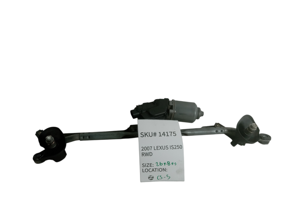 2007-2008 Lexus IS250 Front Windshield Wiper Motor Linkage 8515053051 OEM 14175