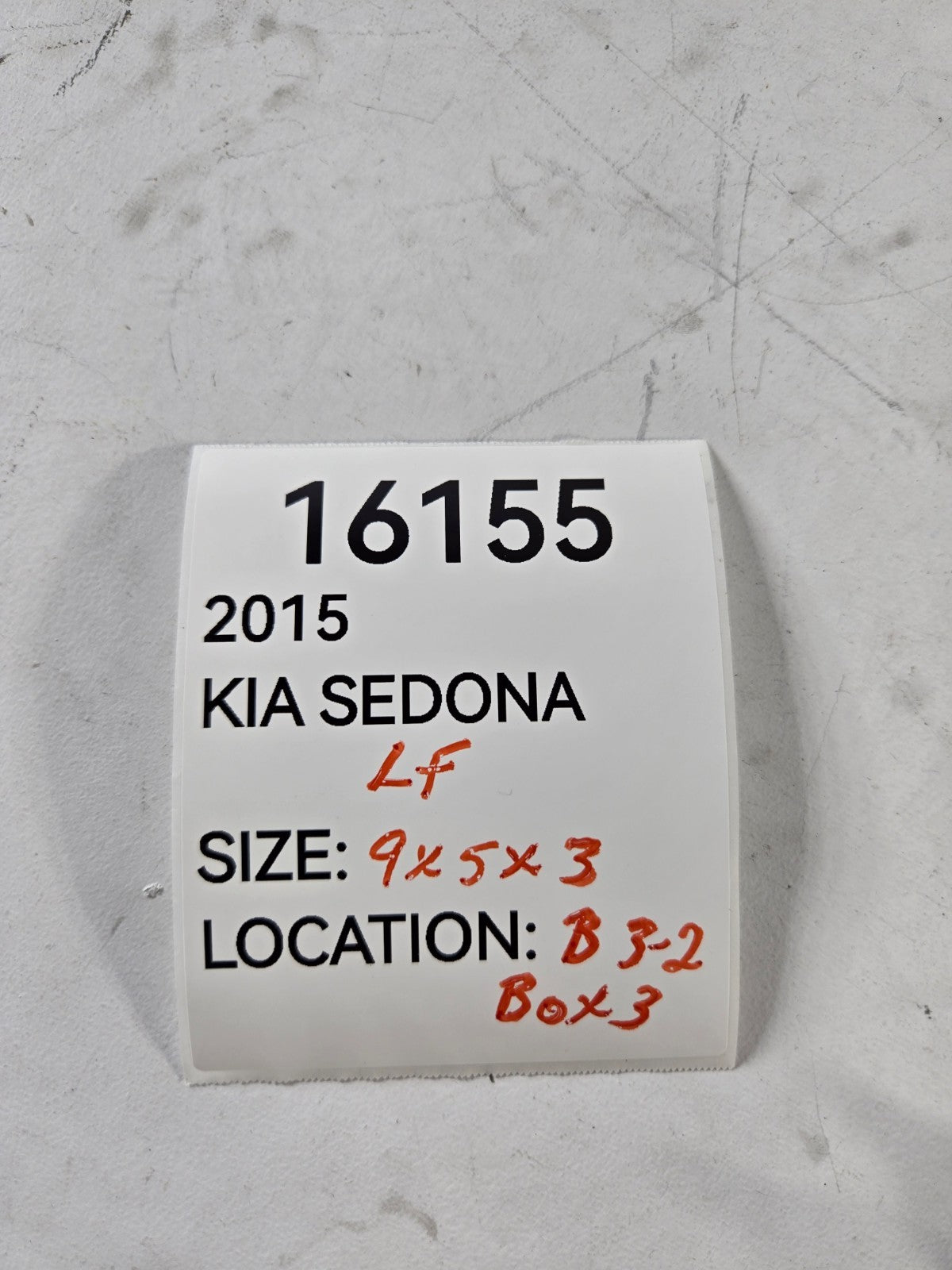 2015 2021 Kia Sedona Left Driver Side Front Door Mirror Corner Inner Trim Cover