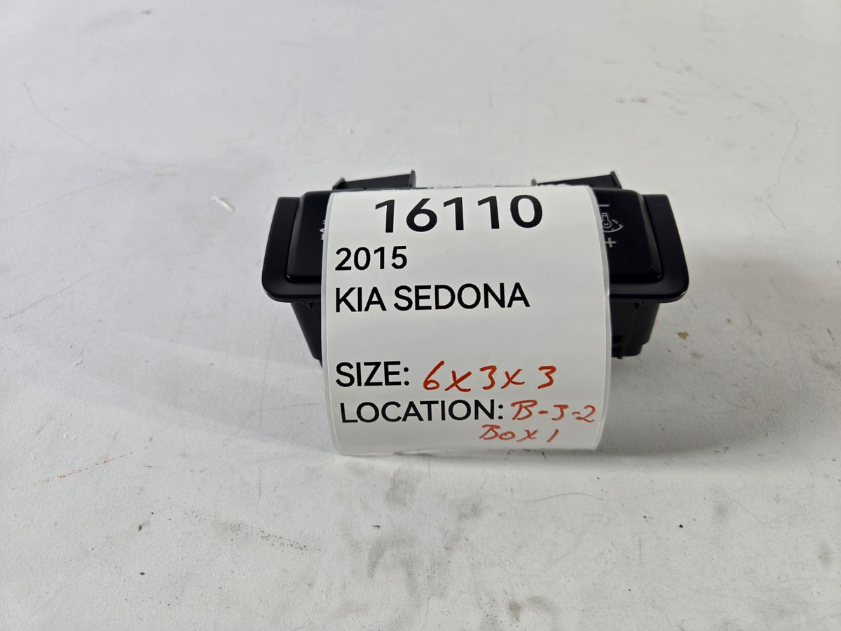 2015 2018 Kia Sedona Traction Lane Assist Stab Control Switch OEM 93700A9010GBU