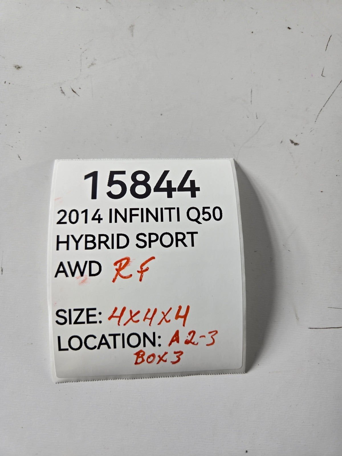 2014 2024 Infiniti Q50 Right Passenger Front Wheel Anti Lock ABS Speed Sensor OE