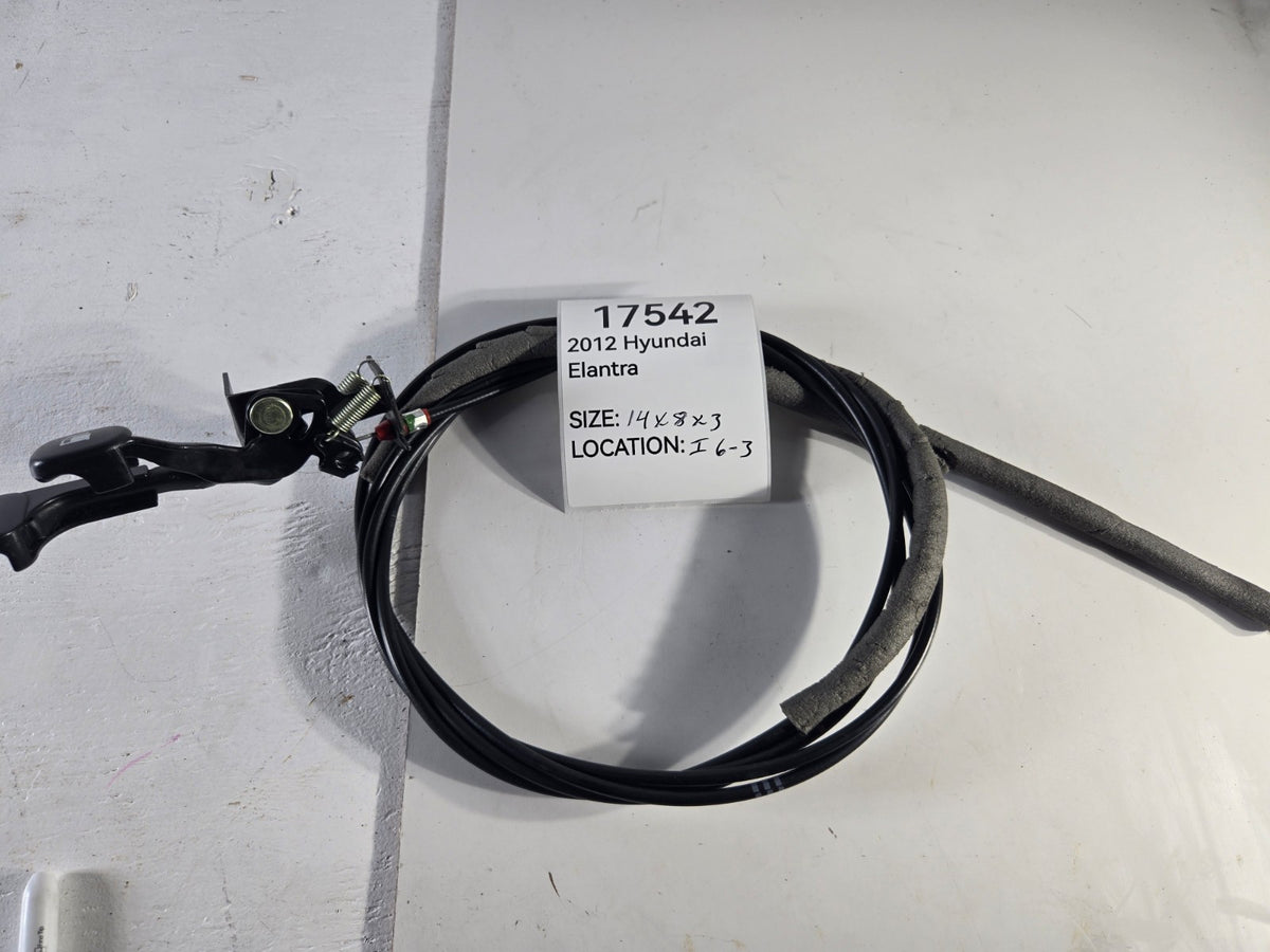 2011 2013 Hyundai Elantra Fuel Tank Door Trunk Lid Release Cable OEM 815703X000