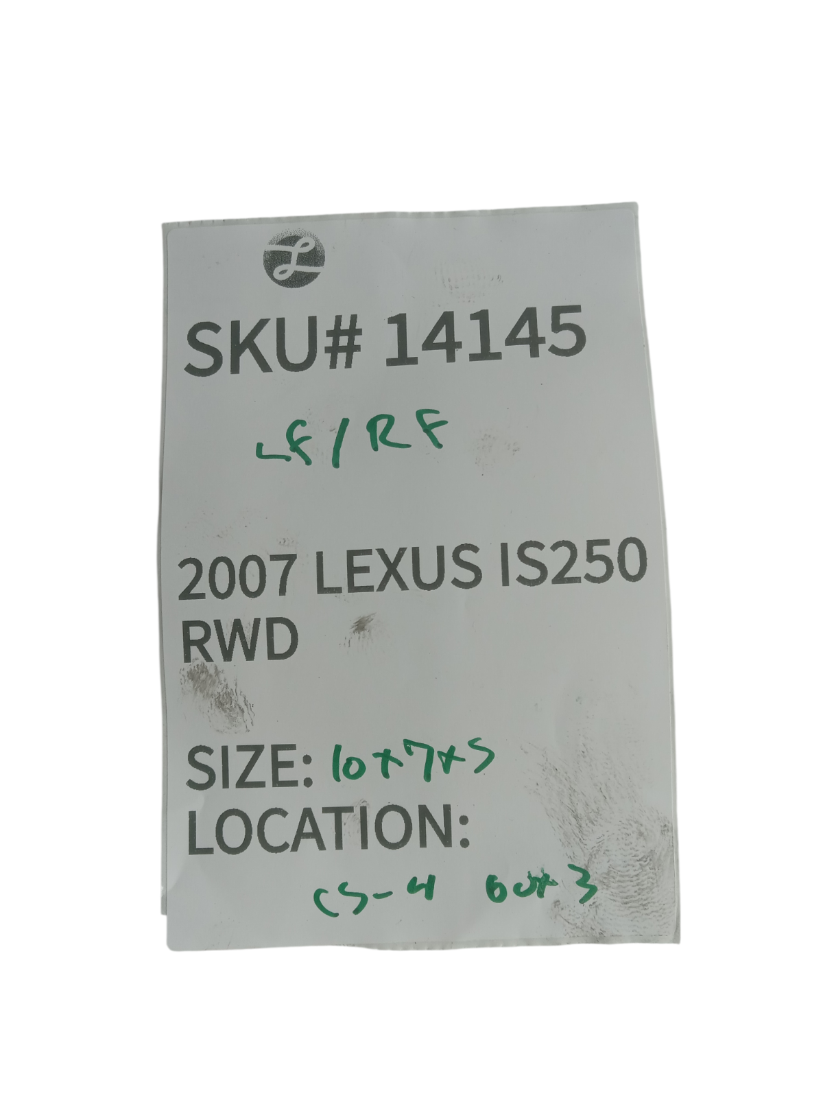 2007-2008 Lexus IS250 Left Right Front Door Tweeter Speaker OEM 14145