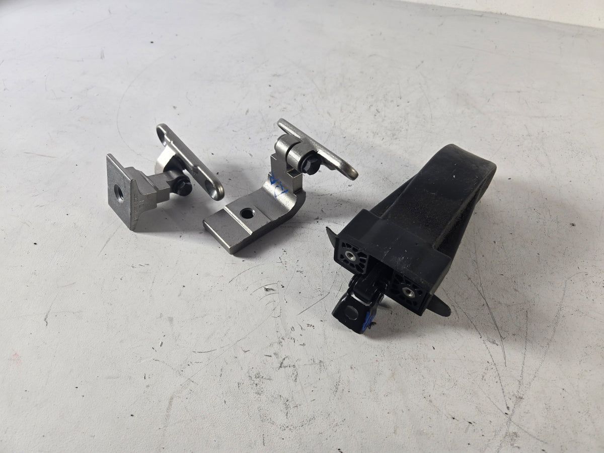 2010 2016 BMW 550i Right Passenger Rear Door Upper Lower Hinge Hinges Check OEM
