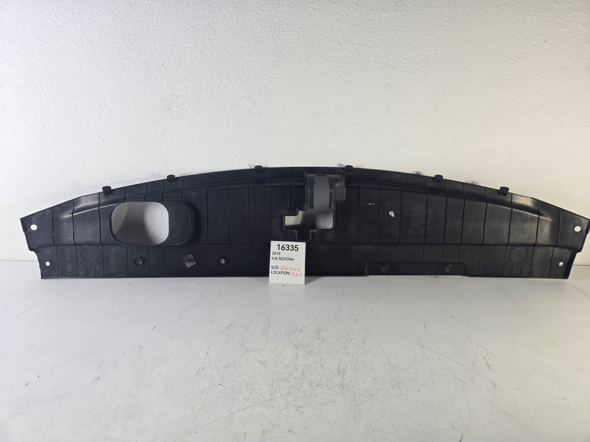 2015 2021 Kia Sedona Radiator Sight Shield Core Support Upper Cover Panel OEM
