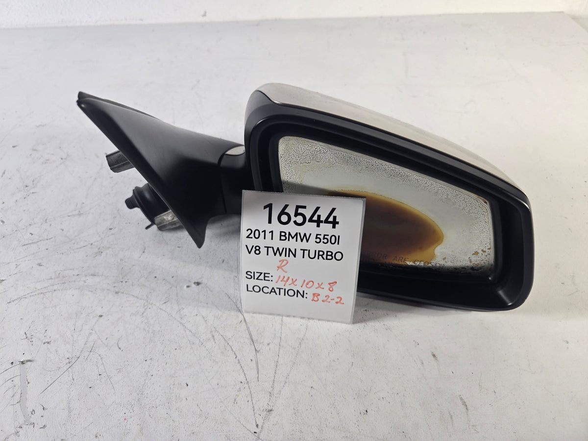 2010 2013 BMW 550i Right Front Door Power Side Rear View Mirror Auto Dim Heated