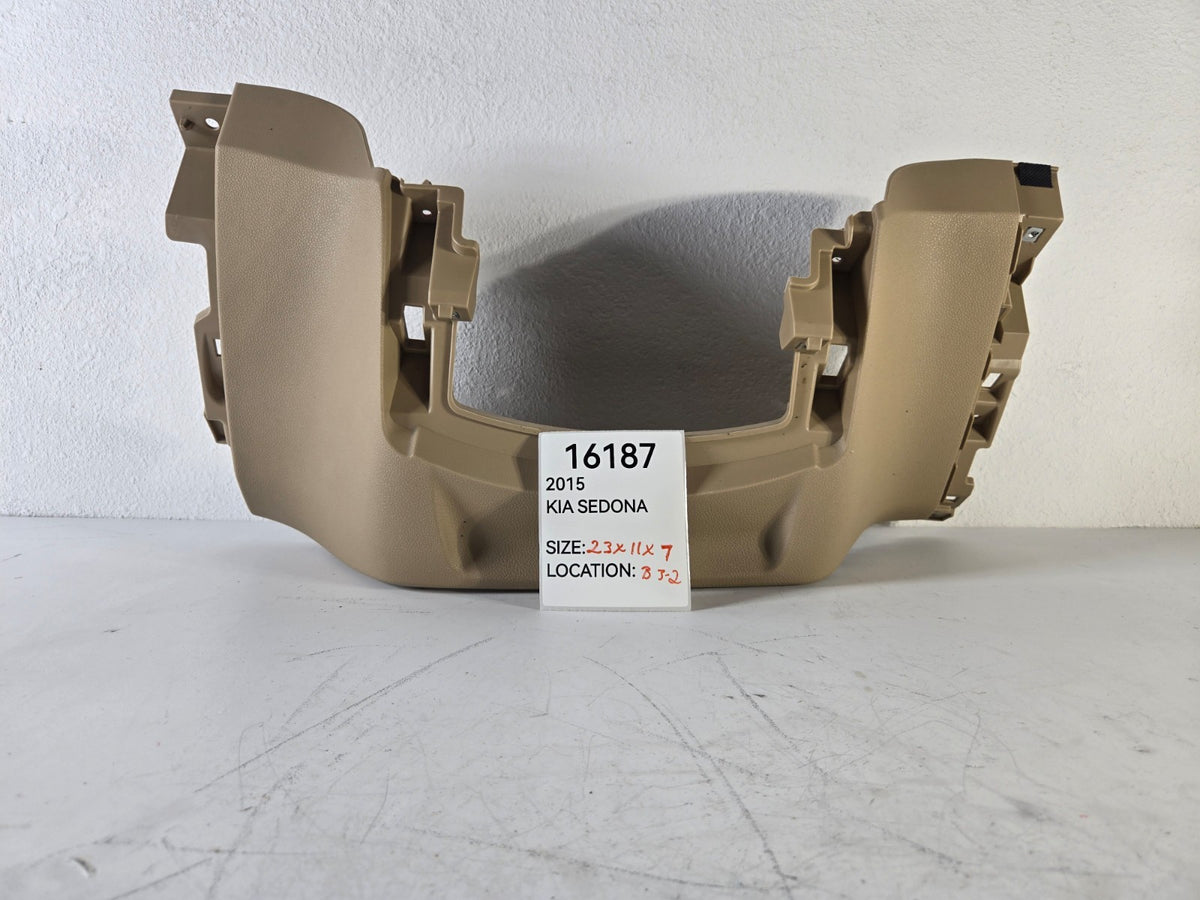2015 2018 Kia Sedona Right Passenger Side Front Dash Lower Trim Cover Panel OEM
