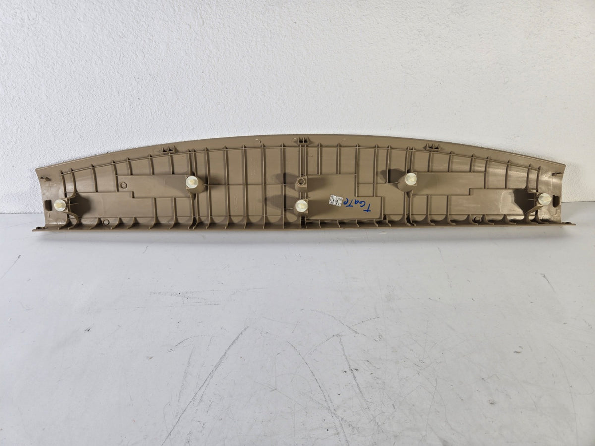 2015 2021 Kia Sedona Rear Trunk Tail Gate Lift Gate Upper Inner Trim OEM Beige