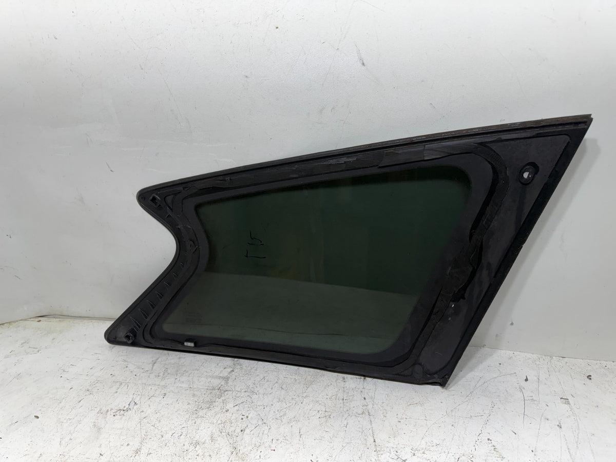 2013 Infiniti JX35 left driver side rear back quarter panel glass window OEM LR