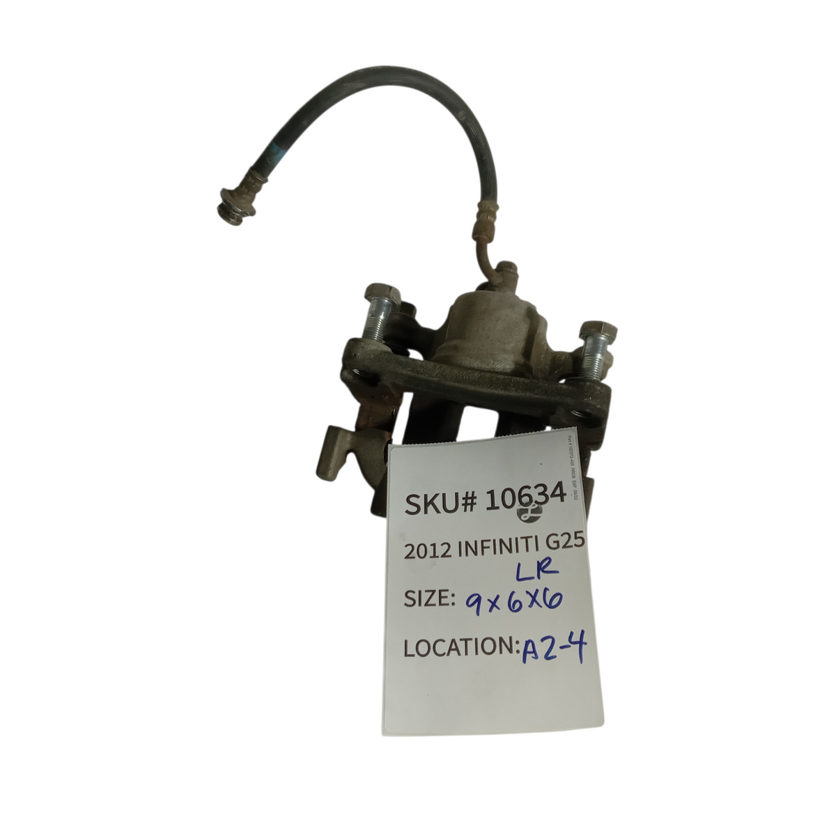 2011-2012 Infiniti G25 Left Rear Wheel Brake Caliper Driver Side OEM 10634