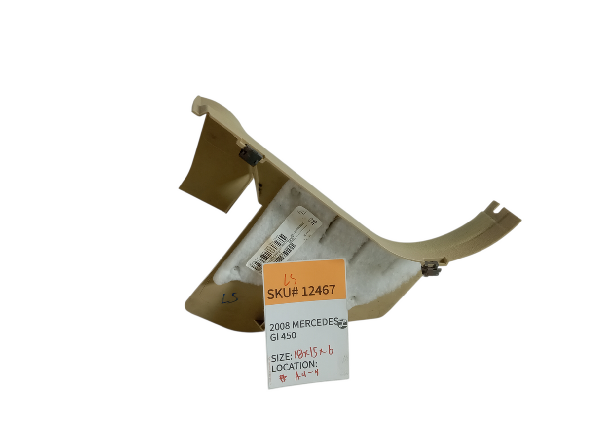 2008-2014 Mercedes-Benz GL450 Left Front Lower Kick Panel Trim Cover OEM 12467