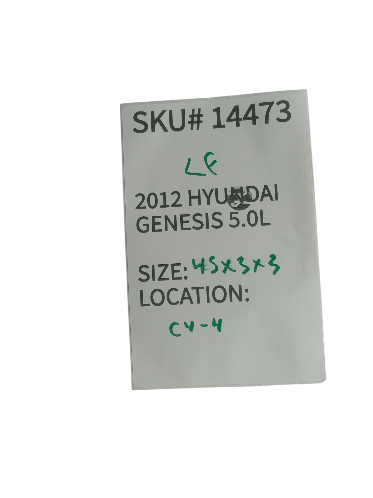 2011 2014 Hyundai Genesis Left Driver Side Front Door Outer Weather Strip OEM