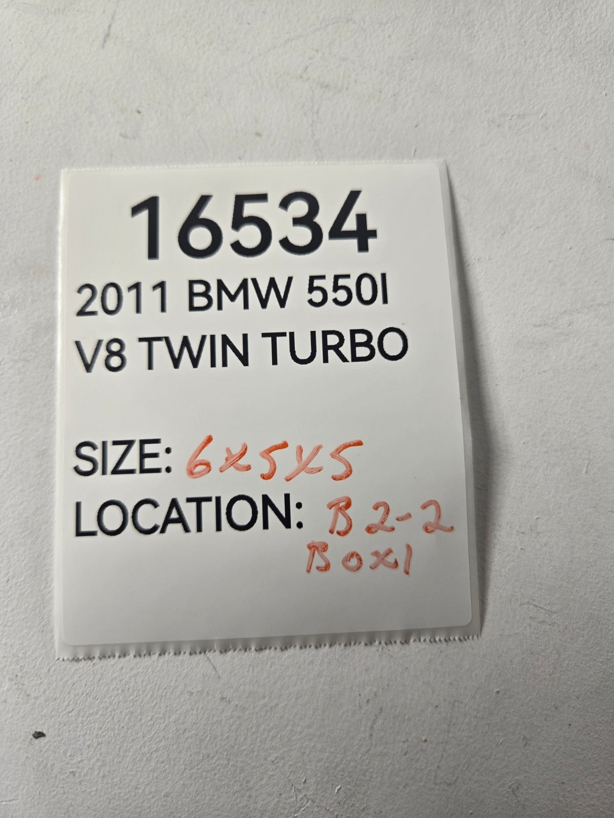 2013 2017 BMW 550i Turbocharge Pressure Booster Converter Solenoid Valve OEM