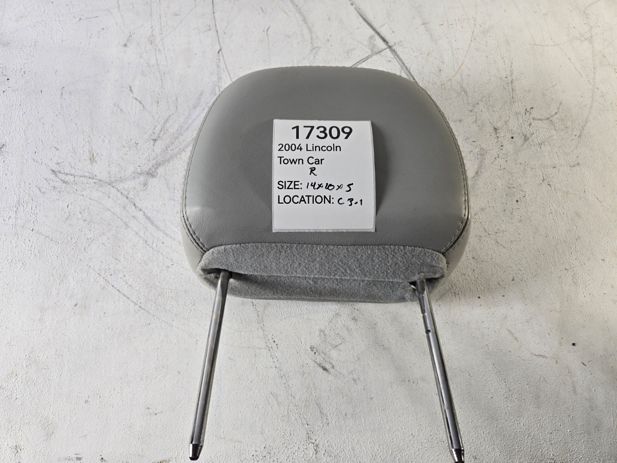 2004 Lincoln Town Car Right Passenger Front Seat Headrest Head Rest OEM Gray