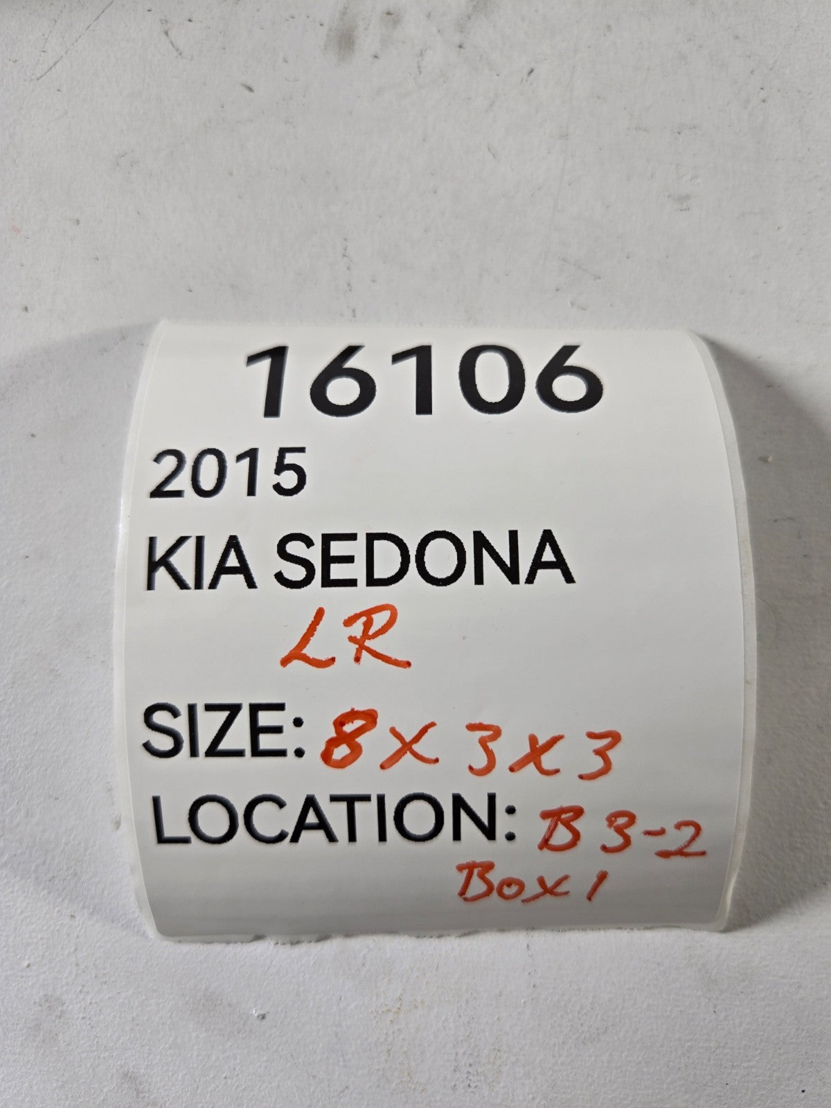2015 2021 Kia Sedona Left Driver Side Rear Roof Grip Grab Roof Handle OEM Beige