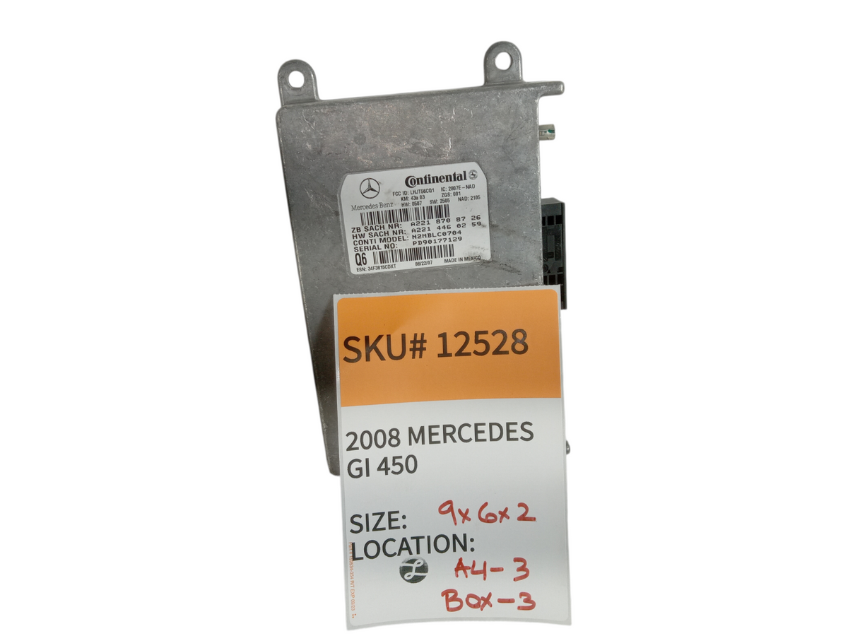 2008-2012 Mercedes-Benz GL450 Communication Control Module OEM 12528