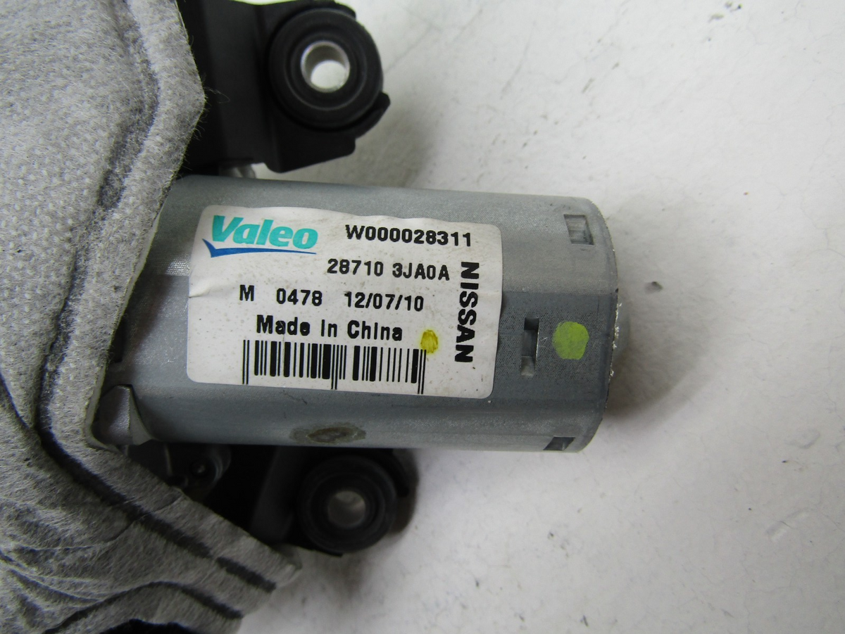 2013 Infiniti JX35 rear back trunk hatch lift gate wiper motor gear 28710-3JA0A