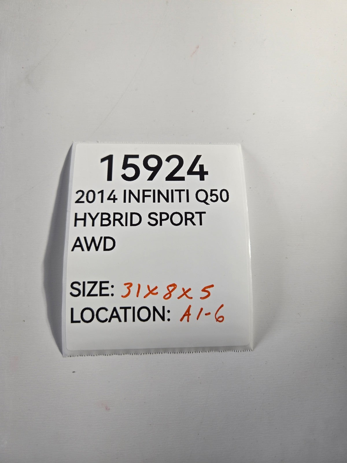 2014 2018 Infiniti Q Q50 Hybrid Coolant Auxiliary Water Pump OEM 215804GA0A