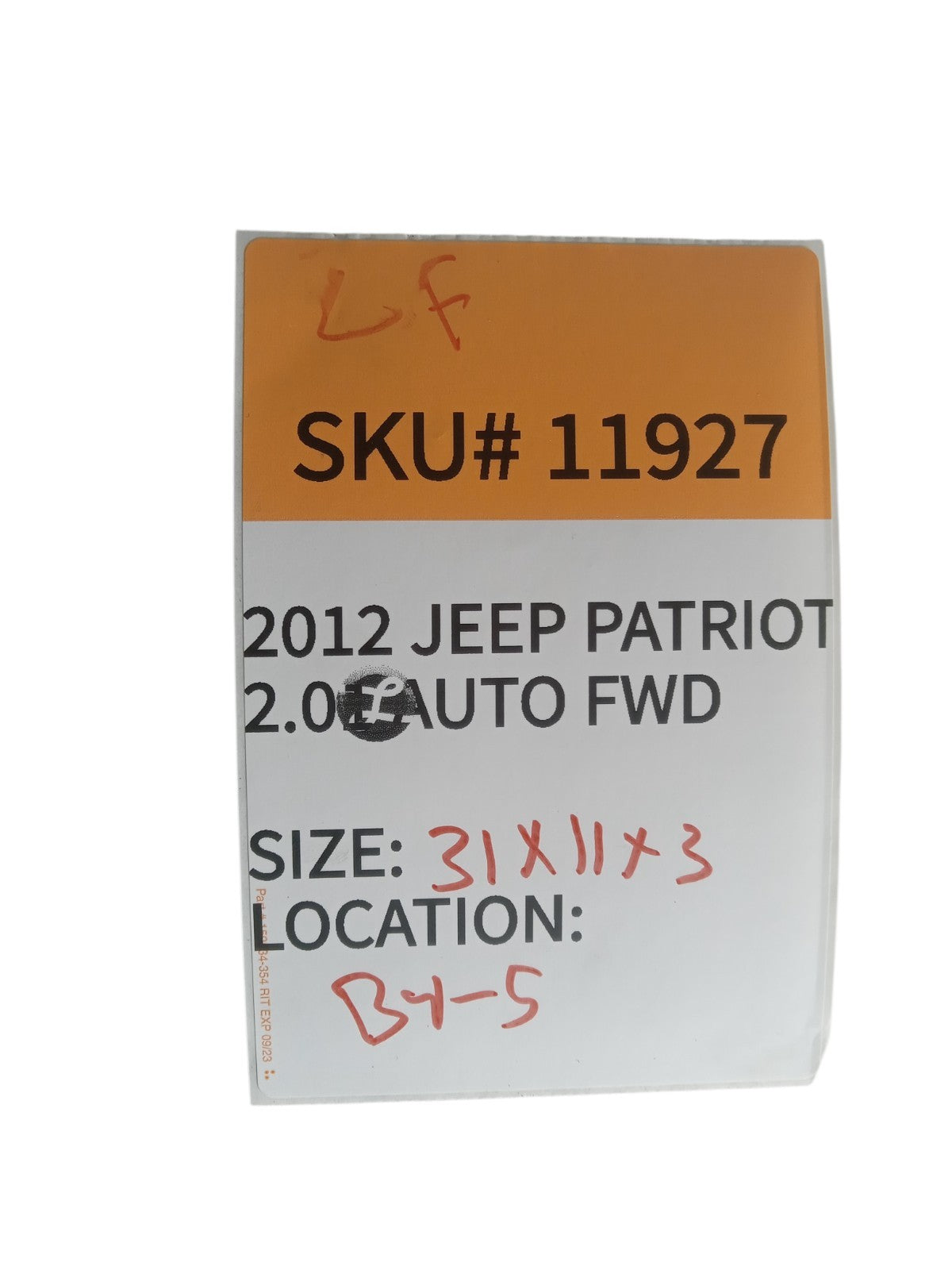 2012-2015 Jeep Patriot Left Front Windshield Wiper Arm Driver Side OEM 11927